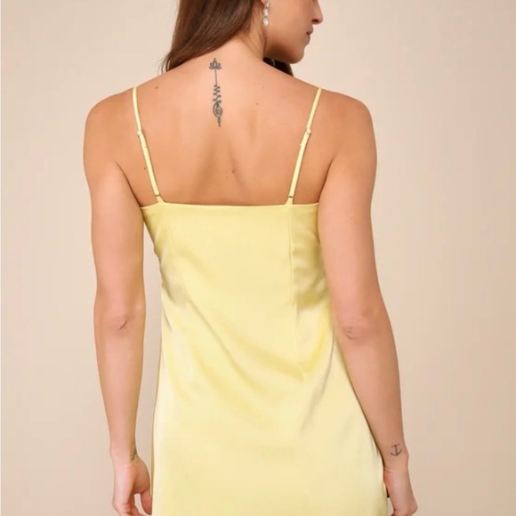 🆕 Lulus Such a Delight Yellow Dress - Picture 3 of 9